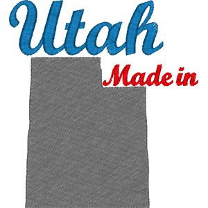 Utah embroidery design