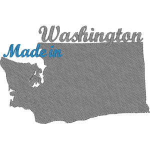 Washington embroidery design