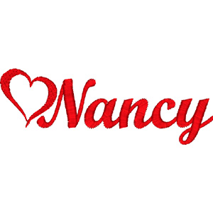 Nancy embroidery design