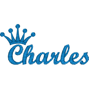 Charles embroidery design