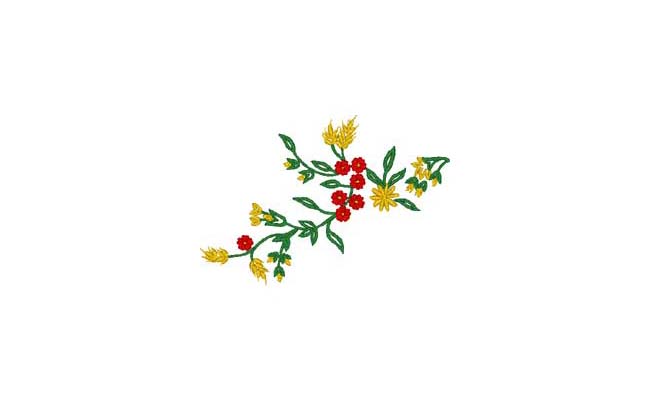 plant embroidery designs