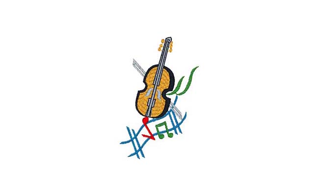 music embroidery designs