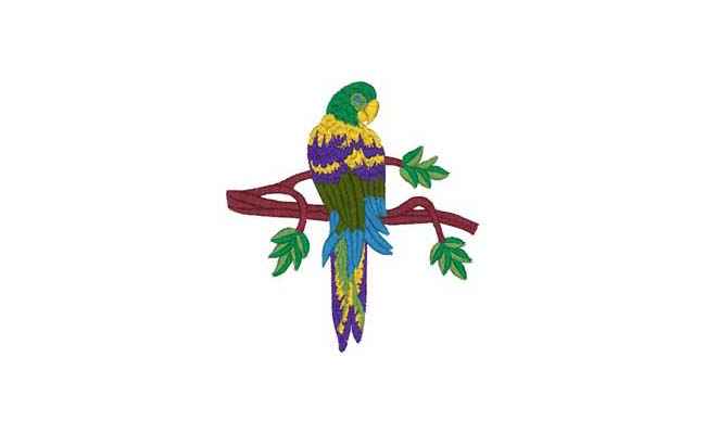 parrot embroidery designs
